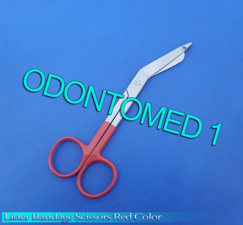 10 Bandage Scissor Red Color Handle Paramedic EMS Nurse Medical Uniform Supply