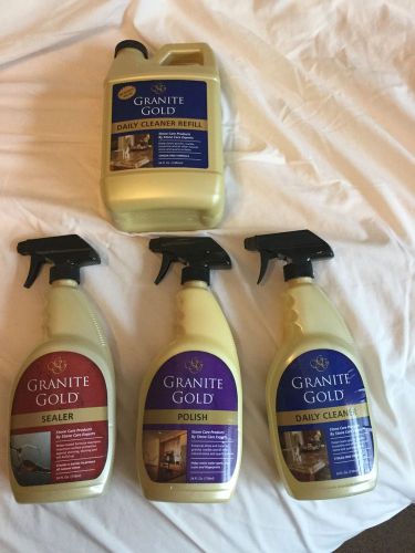 Granite Set Cleaner,Sealer, Polish &amp; Free Item