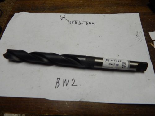 New York  49/64&#034; x # 2 Taper Shank Twist Drill Bit