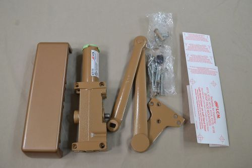 Lcn 4111 4110 series door closer lh eda arm light bronze finish ltbrz-new for sale