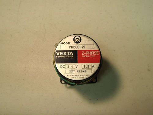 NEW VEXTA STEPPING MOTOR PH268-21 2-PHASE 1.8 DEG 5.4VDC 1.5A STEPPER