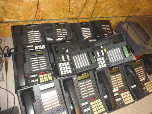 Lot of 14 inter-tel axxess 550.4400 lcd business office phone w/handsets for sale