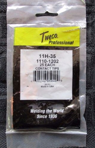 (16) Tweco 11H-35 1110-1202 .035&#034; heavy duty contact tip