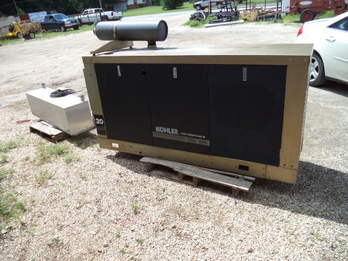 25 kw standby kohler generator 3.9 cummins diesel automatic handoff 50 gal tank for sale