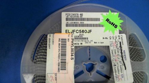 951-PCS INDUCTOR/TRANSFORMER 56UH 5% PEW ELJ-FC560JF 560 ELJFC560J