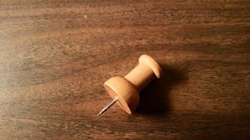 giant jumbo wood Thumbtack office supply