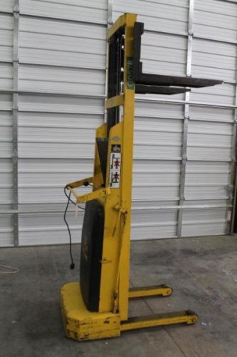 Big joe walk behind pallet stacker forklift jack for sale