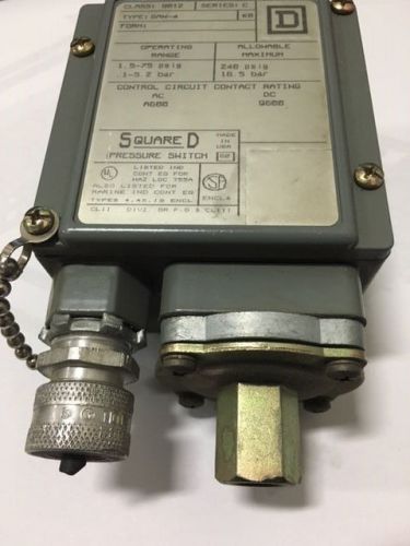 SQUARE D PRESSURE SWITCH  CLASS: 9012  GAW-4