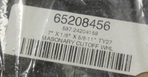 TY 27 Masonry Cut Off Wheel 7&#034; x 1/8&#034; x 5/58-11&#034;  LOT OF 13