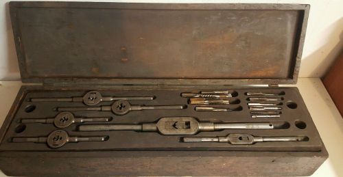 Antique wells brother little giant tap and die set