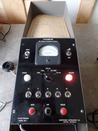 VINTAGE VITAMETER BK-1 THE ORIGINAL CATHODE VITALIZER WORKS GOOD    RARE