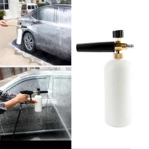 Adjustable snow foam lance washer car wash gun soap pressure washer bottle 1l for sale