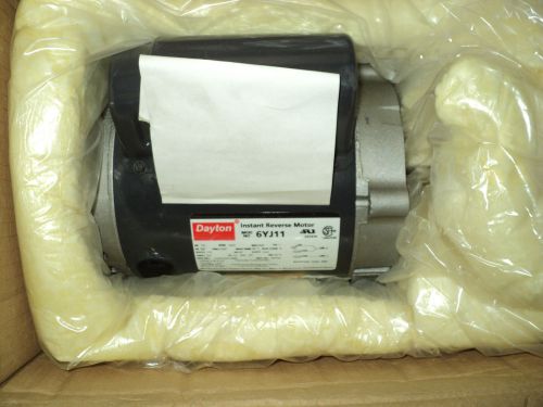 DAYTON 6YJ11 MOTOR  1/2 HP Instant Reverse , 1625/1325  RPM, 115 Voltage, FR 56C