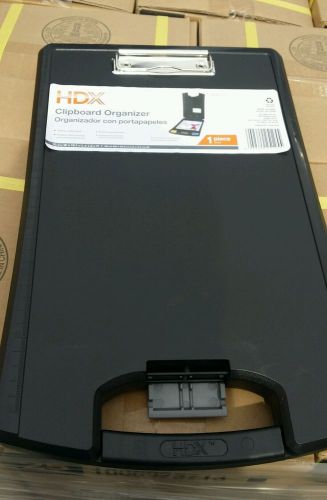 4 pack hdx clipboard organizers, storage, handle nib- black for sale