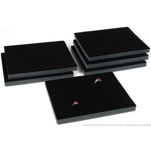 Ring Tray Foam Insert 36 Slot Black 6pc