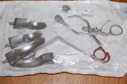 Parks Anal Retractor V Mueller SU295 Frame + 5 Blades Stainless Rectal Set 2