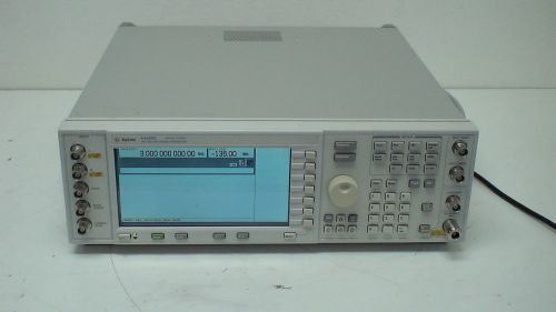 Agilent E4438C 250 KHz to 3 GHz ESG-DP  RF Signal Gener op:2, 5, 1E5, 400, 401,