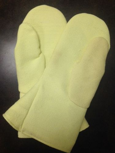 High Temperature Heat Resistant Laurentide Mitts Kevlar Furnace Melting 16&#034;