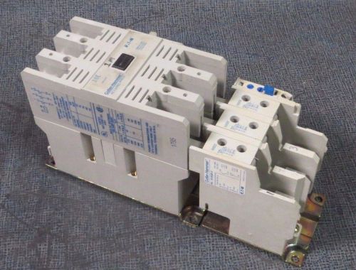 CUTLER HAMMER STARTER 140 AMP, 600 V, 120 V COIL W/ # 10-6530-3 RELAY  # AE16NN0