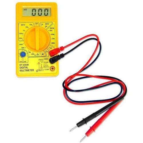 Pocket Digital Multi Meter Tester Ohm DC AC Volt Amps Wholesale Hand Tools