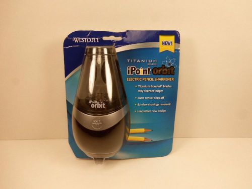 Westcott I-point Orbit Pencil Shapener Black NIB Free Shipping