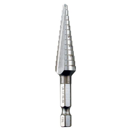 Makita 711493-A High Speed Steel Step Drill Bit 1/4 in. - 3/4 in.