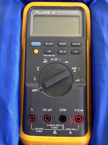 Fluke 87 True RMS Multimeter With Leads