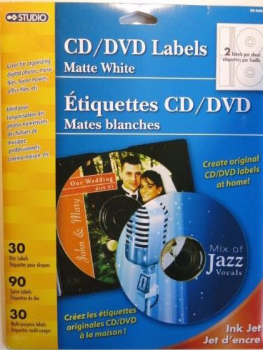 CD/DVD Lables White