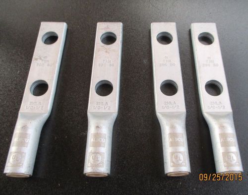 4 morris alu long barrel 2 hole compression lugs - 93111 2mla 1/0-1/2 tan for sale