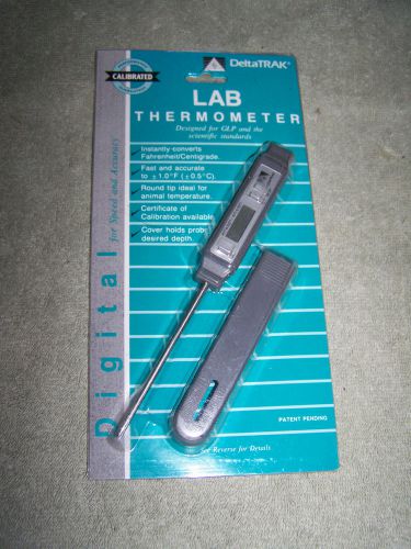 NOS DELTATRAK VETERINARIAN LAB DIGITAL THERMOMETER--HOME USE HORSE DOG CAT TEST