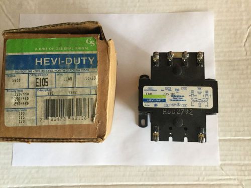 GS Hevi-Duty - E105 Control Transformer