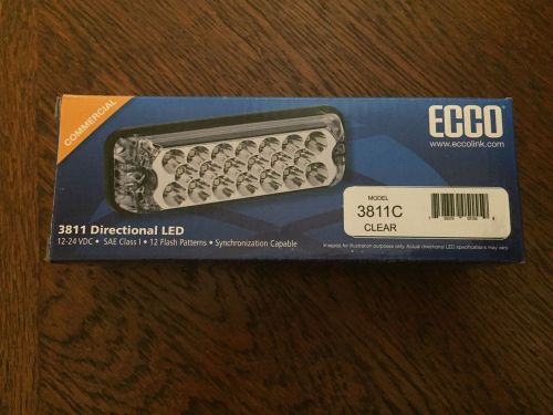 Ecco 3810C 42 Clear LED Quad Flash Flashing Warning Light Module Surface Mount