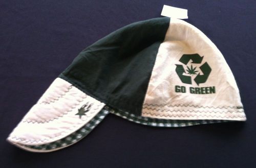 Go green/recycle &#034;pot leaf&#034; welding hat hats cap fitter american hotties mary j for sale