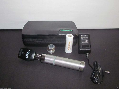 Welch Allyn 3.5v Coaxial Ophthalmoscope with Ni-Cad in Case # 11772-VC, HLS EHS