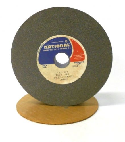 NATIONAL GRINDING WHEEL A60 M 12V3, 7&#034; x 1&#034; x 1&#034;, 3600 RPM