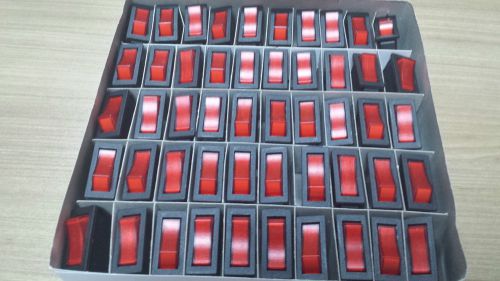 Lot of 50 - Rocker Switch Illuminated - 20A/125VAC 15A/250VAC