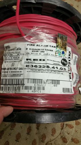 Carol E3622S 14/2C Solid Shield Plenum Fire Alarm Cable Wire FPLP/CL3P USA /10ft