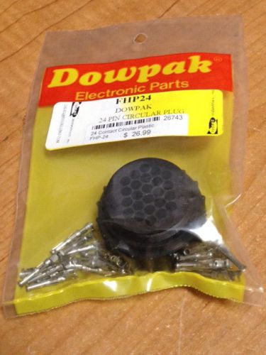 CPC Circular Plastic Free Hanging Plug - 24 pin - Dowpak FHP24 - NEW