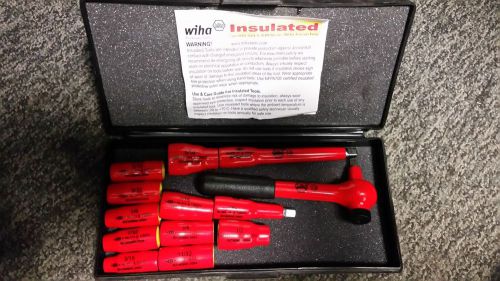 13 piece Wiha 1/4&#034; drive insulated Socket set Standard size