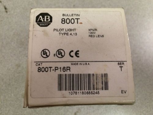 Allen Bradley 800T-P16R Pilot Light Type 4, 13