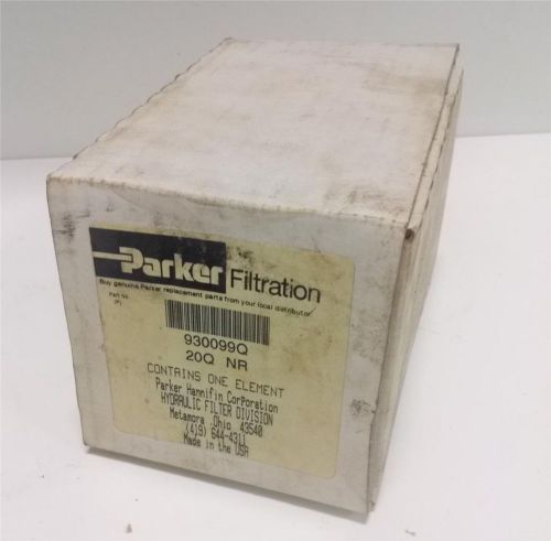 PARKER HYDRAULIC FILTER ELEMENT 930099Q 20Q NR NIB