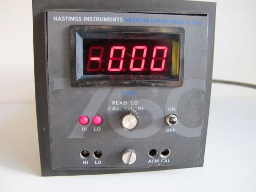 HASTINGS 760 VACUUM GAUGE,  HASTINGS 760-PCU VACUUM GAUGE