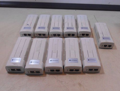 LOT OF 11: Motorola Single Port Power Injector P/N: AP-PSBIAS-1P2-AFR