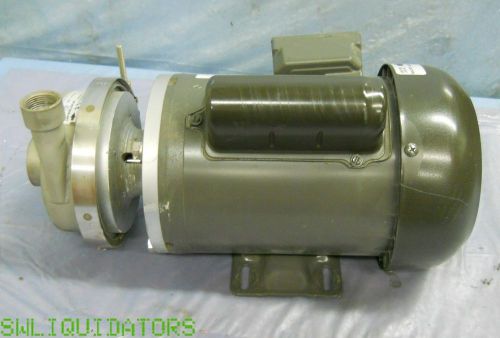 Fti finish thompson ac5 stainless centrifugal pump ac5sts2v470b015c12  1hp for sale