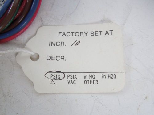 ITT Aerospace adjustiable pressure switch 130P41 NEW