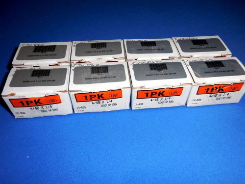 8 boxes 4/40 X 1/4 SOC CAP SST Stainless Steel Allen Socket Cap Screw 800 Pieces