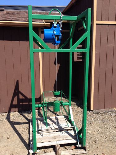 McElroy HDPE Sidewall Fusion Hoist with woodhead Aero Motive Balancer