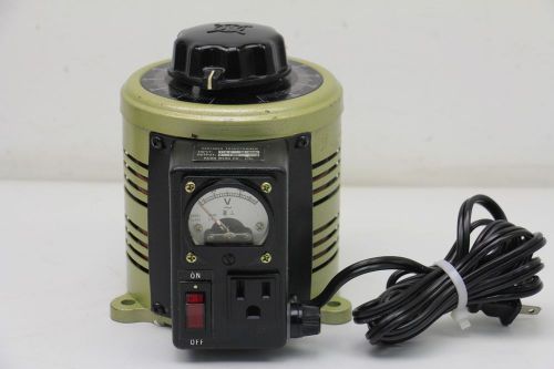 KUAN MING VARIABLE TRANSFORMER 110V /OUTPUT  0V-130V 5.0A~20A/MAX. (AT125-3)