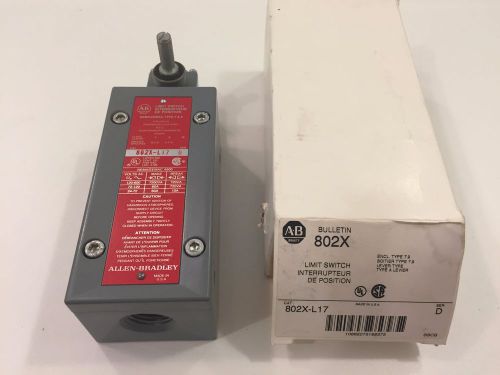 New Allen Bradley 802X-L17 Explosion Proof Hazardous Location Limit Switch NIB