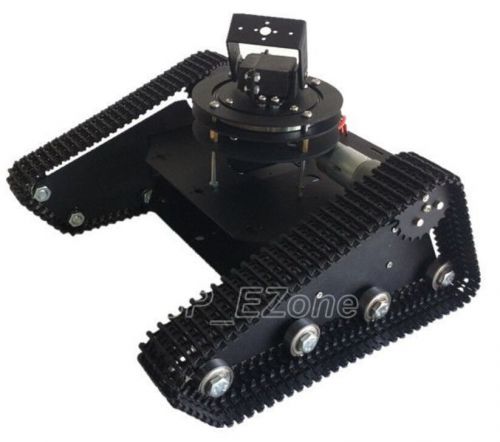 Robo-Soul TK-210 Blk Creeper Truck Crawler Robot LD-1501MG Servo 2DOF Camera PTZ